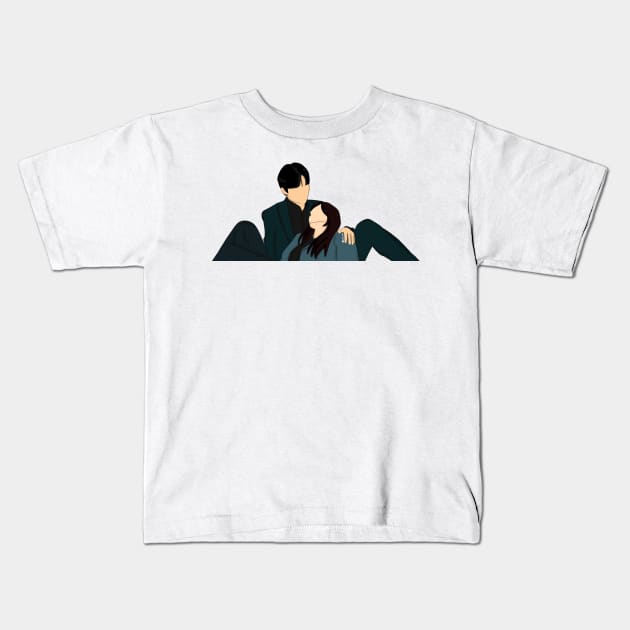 Island kdrama Kids T-Shirt by kart-box